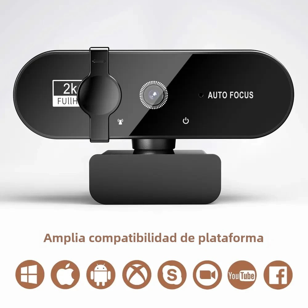 4K HD USB Webcam - High Resolution Computer Camera for Online Classes, Video Conferencing & Live Streaming