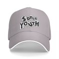 thumbnail image 3 of Gorras de béisbol unisex S-Sonic Youth Simple Music Stuff Gorras Sombrero Gorras casuales para entrenamientos al aire libre Gorra para el sol, 3 of 5