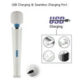 thumbnail image 4 of Jinsinto Authentic Magic Wand Massager Rechargeable HV-270 – Cordless Multi-Function Variable-Speed with Soft Silicone Head and Ultra-Powerful Motor for Deep, Rumbling, Muscle Relaxing, 4 of 5