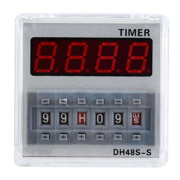 D, Temporizador de relé de retardo programable Relé temporizador Relé de retardo Compacto y ligero