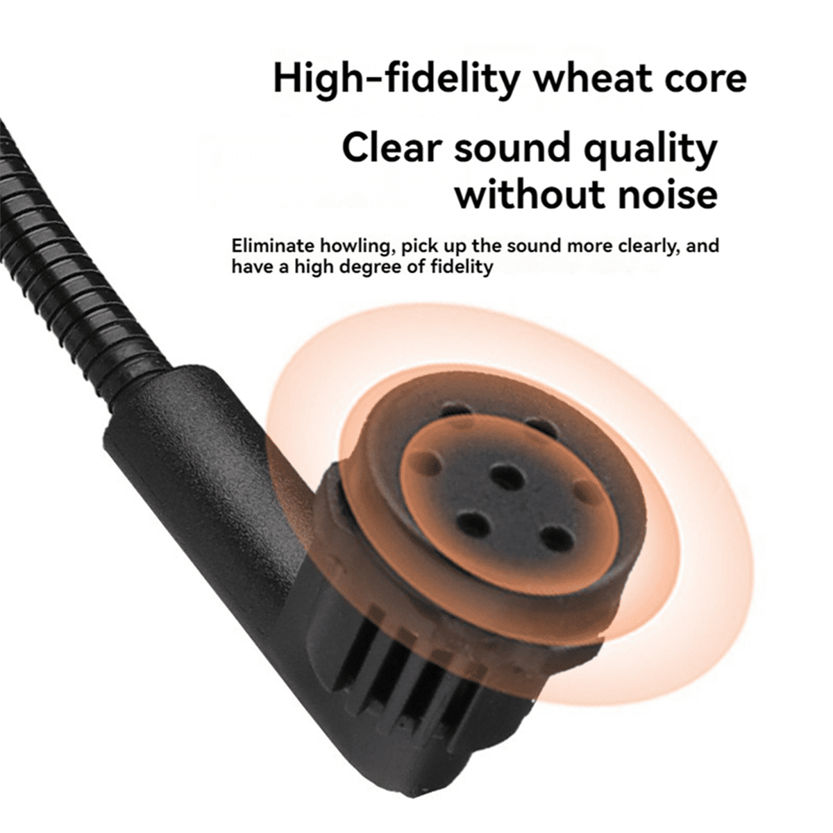 2X Violin Wireless Microphone Musical Instrument Microphone Stage Performance Audio Receiver and Transmitter Long Clip,Black