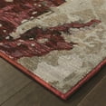 thumbnail image 2 of Oriental Weavers Evolution Area Rug 8028B Red Faded Dripping 2' 3" x 8' Rectangle, 2 of 2