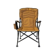 Kuma Outdoor Gear Switchback Chair with Carry Bag, Ultimate Portable Luxury Heated Outdoor Chair for Camping (Sierra Black)
