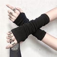 thumbnail image 5 of Guantes de Anime para Cosplay Darkly Ninja, manopla de manga larga para hombre y mujer, bloqueador solar a la moda, puños que mantienen el calor, calentadores de brazo sin dedos Lolita, 5 of 5