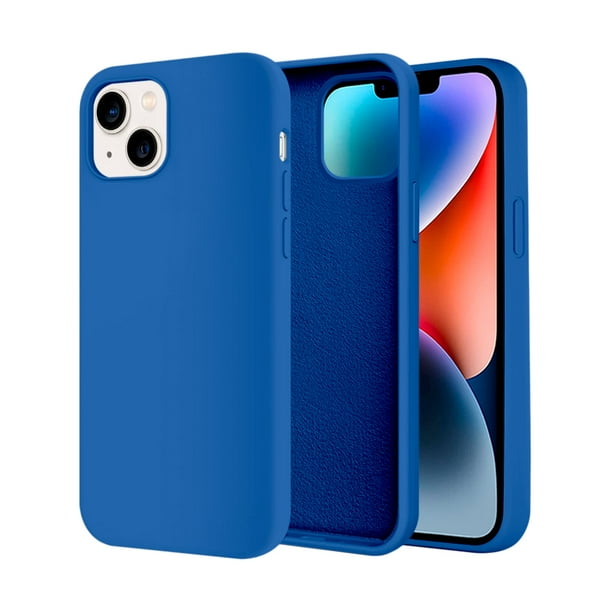 Funda de Protección para iPhone 14 Plus - Sovico - Silicón con Forro de Microfibra