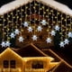 thumbnail image 5 of Luz de la Cortina Del Copo de Nieve de Navidad Led Luz de la Decoración de la Fiesta Del Hogar 16 Copo de Nieve 80Mini Llevó 11.5Ft Luz de la Cadena de la Decoración de las Vacaciones, 5 of 7