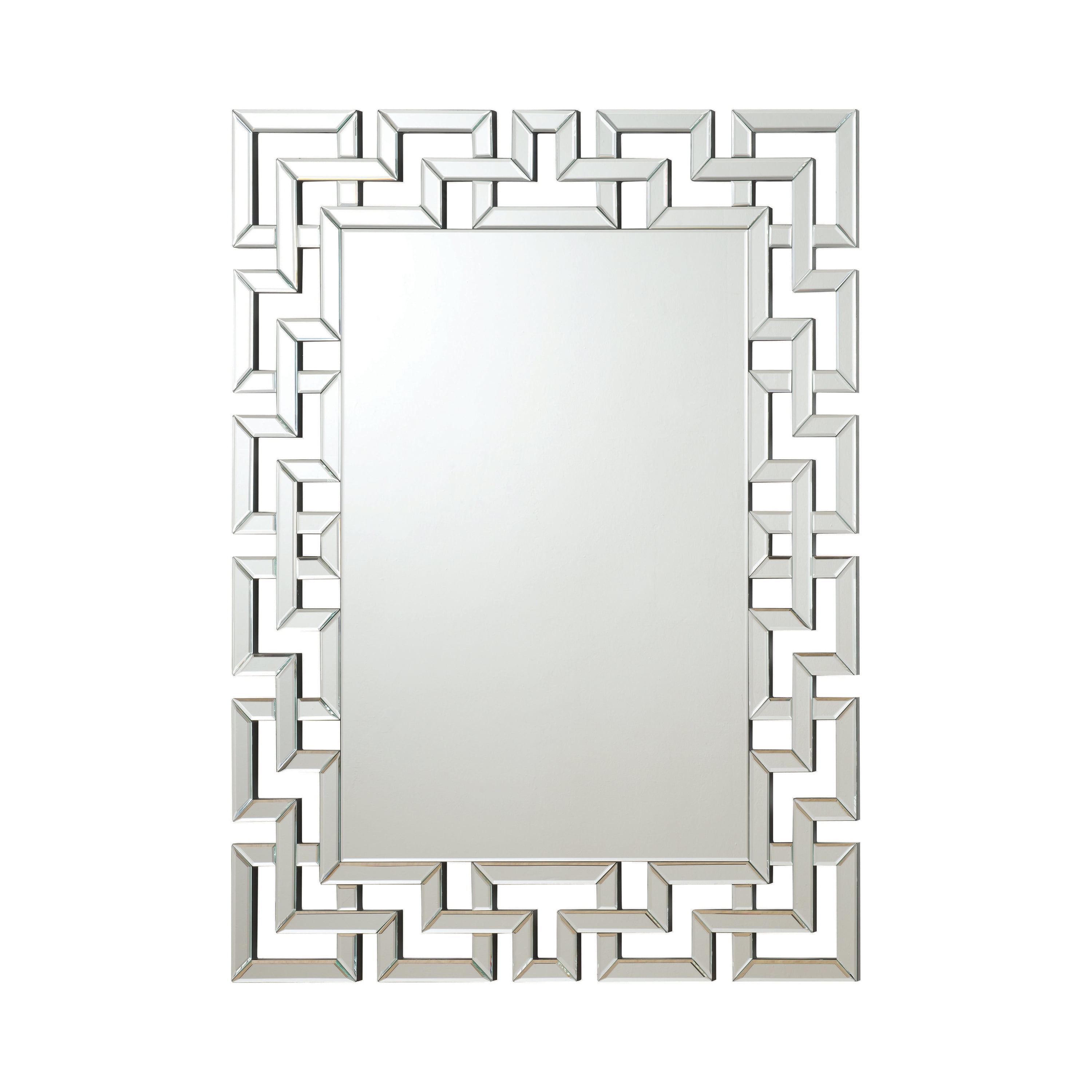 Coaster Home Furnishings Rectangular Wall Mirror with Mirrored Frame