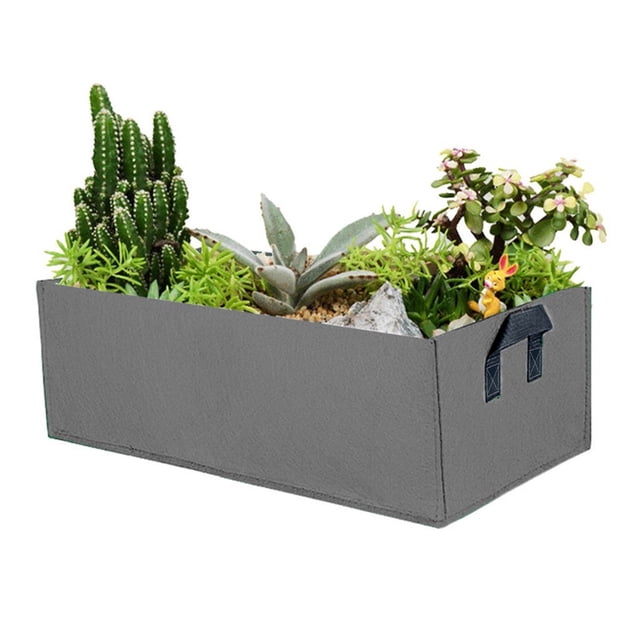 Gardening Bed, Raised Container, Breathable Fabric, Portable, Foldable, Metal Frame, for Balcony