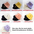 thumbnail image 3 of New Unisex Outdoor Fishing Hat Sport Hip Hop Summer Beach Sun Caps Fisherman Cap Bucket Hat Double-Sided YELLOW PINEAPPLE, 3 of 7