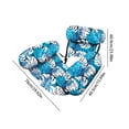 thumbnail image 3 of Inflatable Water Hammock Foldable Floating Row With Backrest Swimming Pool Party Air Sofa Lounge, 3 of 8