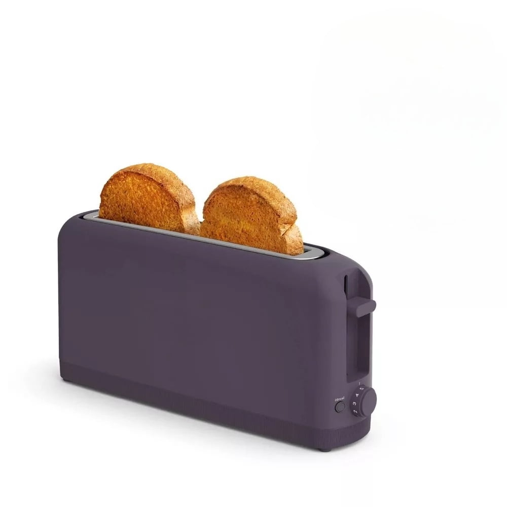2-Slice Slim Toaster, 900 Watts, Metal Material, 6.85H x 14.88W x 3.58D