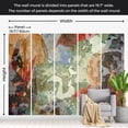 thumbnail image 3 of Abstract Wallpaper Wall Mural - Colorful Old Plaster Wall, 3 of 5
