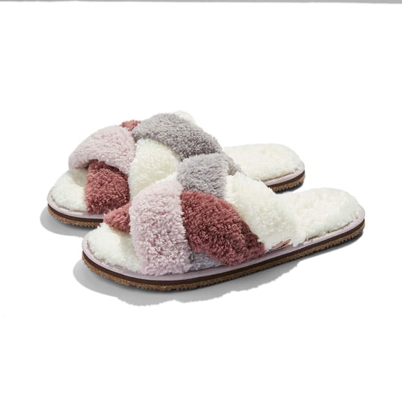 Feelgoodz Women's Multi-Strap Open-Toe Slipper