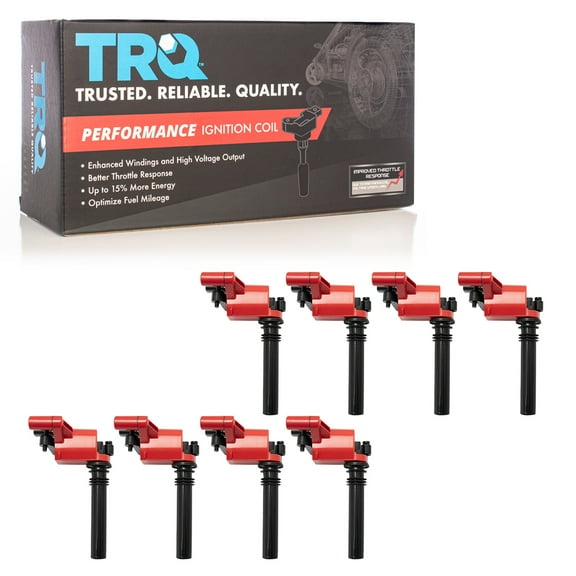 TRQ Premium High Performance Engine Ignition Coil Kit of 8 for Chrysler Dodge ICA65566 Fits select: 2003-2005 DODGE RAM 1500, 2003-2005 DODGE RAM 2500