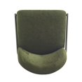 thumbnail image 6 of GZXS Set of 2 Upholstered Stools, 29" Bar Height Bar Chairs with Curved Backrest, Antique Bronze Metal Frame, and Green Fabric Seat for Kitchen Island & Dining Pub, 6 of 8