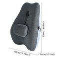 thumbnail image 2 of Ltdhehe Ergonomic Lumbar Support Cushion Memory Foam Back Pillow For Chair Comfort And Posture, 2 of 7