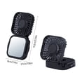 thumbnail image 3 of Fanshiluo Portable Fans With Their Own Vanity Mirrors USB Rechargeable Fan 3-speed Airflow Neck Hanging Suitable For Travel Home Office And Bedroom, 3 of 7
