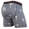 thumbnail image 2 of BN3TH Men's Classic Boxer Brief Underwear 3D Pouch Ram Skull (Desert Rose, XL), 2 of 2
