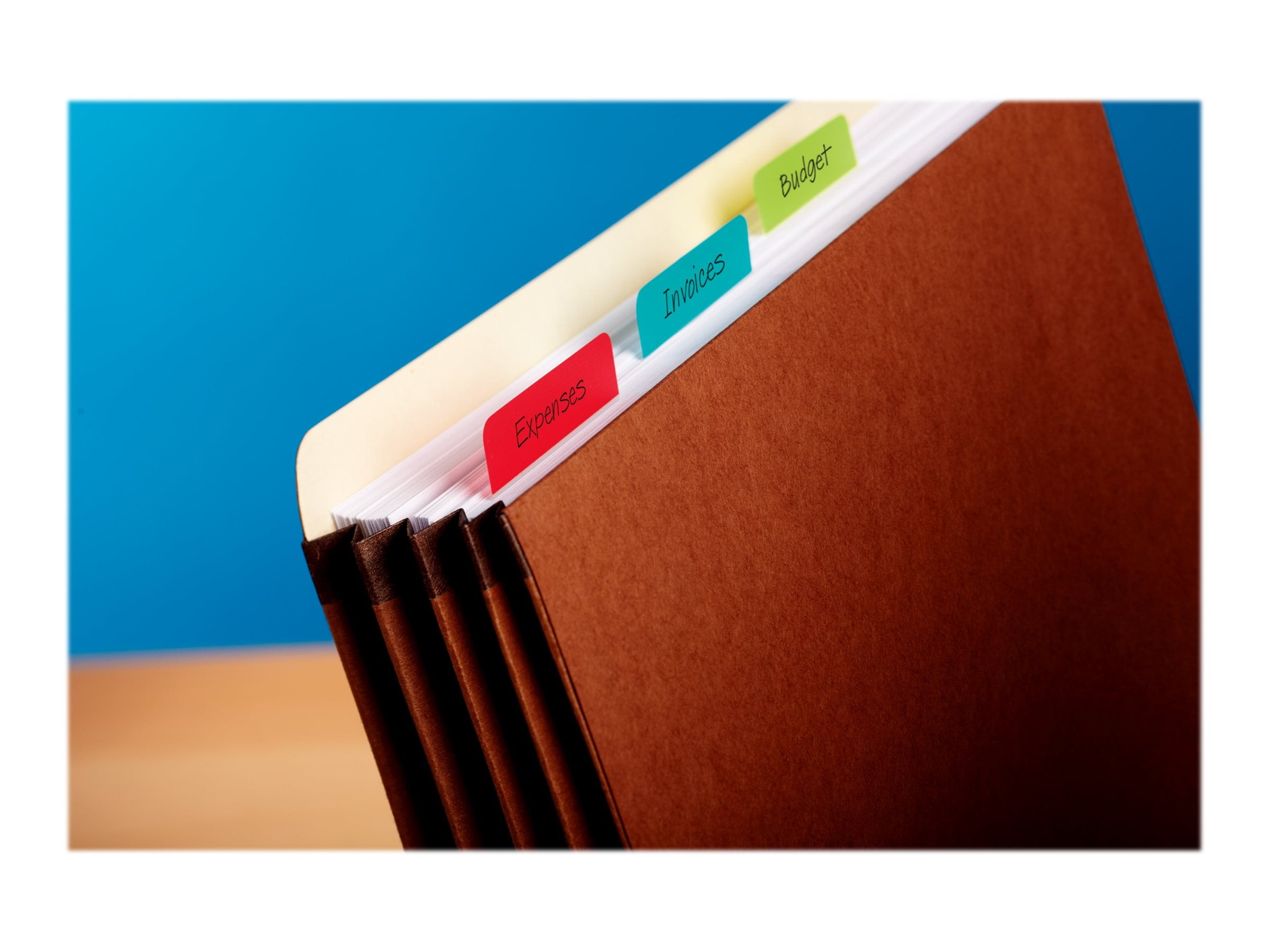 Post-it® Tabs 686-ALYR, Assorted Primary Colours, 2 in x 1.5 in (50.8 mm x 38.1 mm), 24/Pack, POST IT PI TAB  ASST 24PK