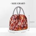 thumbnail image 2 of Balery Red Sun Flame Fox Bolsa de Almuerzo para Mujeres, Caja de Almuerzo, Bolsa de Almuerzo Pequeña Impermeable, Tote de Almuerzo Reutilizable con Gran Capacidad, 2 of 6