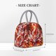thumbnail image 2 of Fotbe Red Sun Flame Fox Bolsa de Almuerzo con Estampado, Lonchera Aislada, Contenedor de Comida Reutilizable Tipo Cooler a Prueba de Fugas, 2 of 6