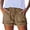 A-camel, variant on Womens Lightweight Shorts Casual Baggy Trendy Hot Pants Elastic Waist Drawstring Comfy Shorts