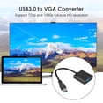 thumbnail image 2 of Cable de datos Adaptador de pantalla de video USB 3.0 a VGA Convertidor de pantalla múltiple 1080P (negro) Tmvgtek Nuevos Originales, 2 of 9