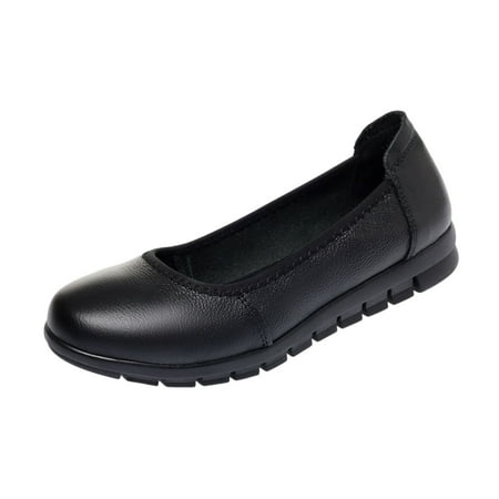 

Fesfesfes Womens Shoes Dressy Casual Round Toe Versatile Flat Shoes Soft Bottom Large Size Casual Color Shoes Synthetic Shoes 39(7)