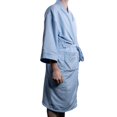 thumbnail image 2 of Bata de baño Magneto Microfibra Unisex Azul Cielo, 2 of 5