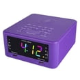 thumbnail image 1 of HANNLOMAX HX-206Wi Radio despertador con cargador inalámbrico, pantalla a color RGB, puerto USB para carga y reproducción de MP3, Bluetooth, sonidos relajantes para dormir, entrada auxiliar, funcionam, 1 of 5