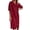 Burgundy, variant on TFEOQRY Women's Button Down Maxi Dress Cotton Linen Short Sleeve V Neck Casual Loose Split Hem Sundress