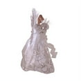 thumbnail image 7 of Kurt Adler 18-inch White and Silver Fiber-Optic LED Angel Treetop, 7 of 7
