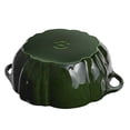 thumbnail image 5 of STAUB Cast Iron 3.5-qt Pumpkin Cocotte with Stainless Steel Knob - Basil, 5 of 8