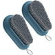 thumbnail image 1 of 2Pcs Nail Brush for Cleaning Fingernails, Heavy Duty Nail Cleaning Brushes, Fingernail Scrub Brush Pedicure Scrubbing tool kit for Men and Women, 1 of 5