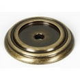 thumbnail image 3 of Alno A616-14 Charlie's 1-1/4" Round Solid Brass Cabinet Knob Backplate - Antique English, 3 of 7