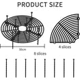 thumbnail image 5 of Queilt Pieces Plant Protection Grid, Cat Plant Protection, 30cm Diameter Garden Cover Grid Frame, Cat Proof, Child and Pet Safety, 5 of 5