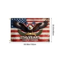 thumbnail image 4 of USA 250th Anniversary Flag 3x5 FT C, 250 Years of Freedom American Flag for Outside 4th of July Decorations Yard Decor, 4 of 6