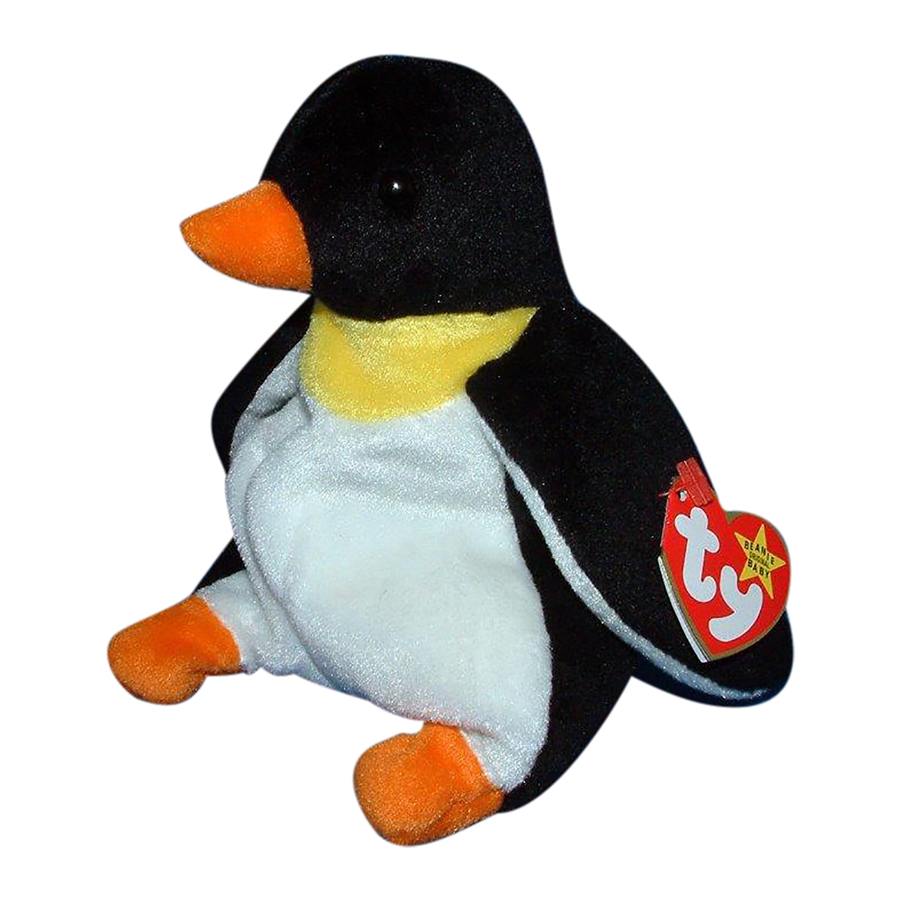 1998 Ty Teenie Beanie Baby McDonalds Happy Meal Plush Toy Waddle the Penguin #11 