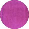 thumbnail image 1 of Ahgly Company Indoor Round Oriental Purple Industrial Area Rugs, 3' Round, 1 of 4