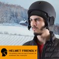 thumbnail image 2 of WEST BIKING Skull Caps for Men Thermal Velvet Liner Running Hat Beanie, Fits Under Helmets, Black, 2 of 9