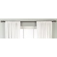 thumbnail image 2 of White Rod Pocket  Velvet Curtain / Drape / Panel   - 80W x 84L - Piece, 2 of 2