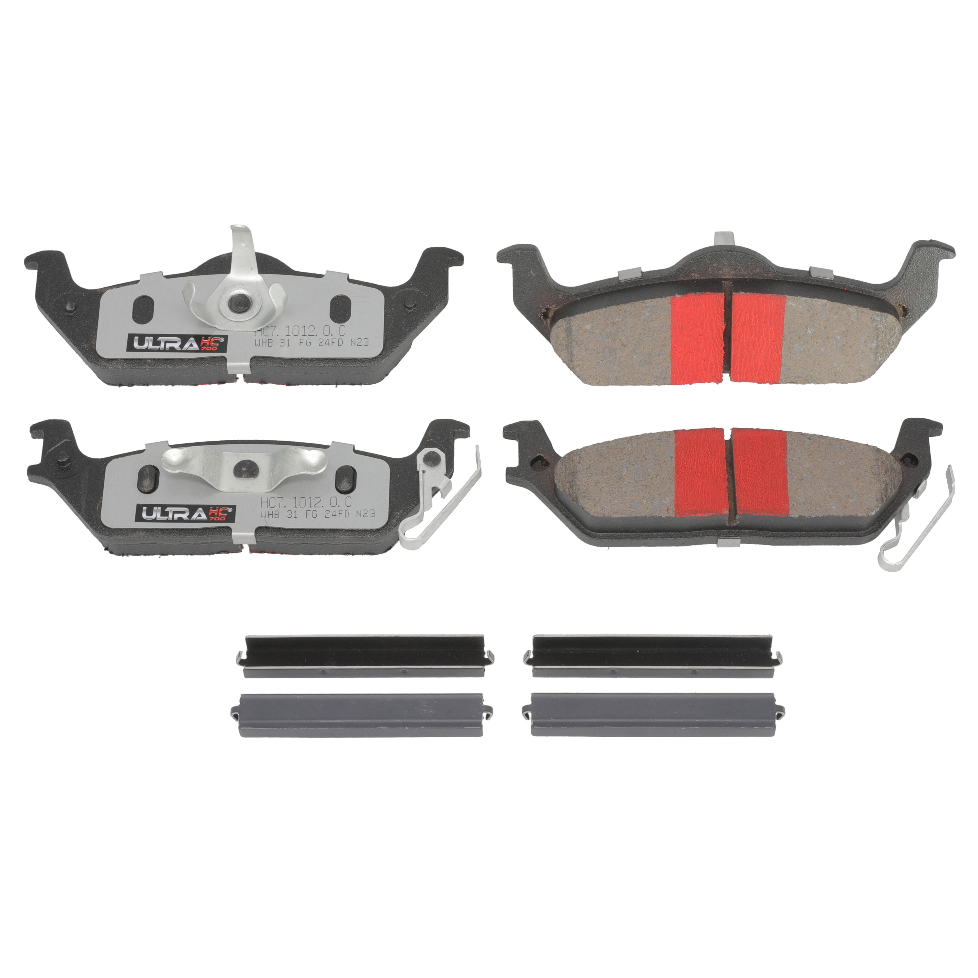 UltraHC 700 Brake Pad Set, Rear HC7.1012.0.C, Ford F-150 2009-2004