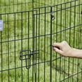 thumbnail image 4 of MidWest Homes for Pets Replacement Exercise Pen Swivel Snaps, Black, Pack of 4, SNAPB-4, 4 of 5