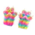 thumbnail image 1 of TISHITA Gants Pattes d'Animaux Confortables Doux Gants de Costume Cosplay pour Performance sur Scène Multicolore B, 1 of 8