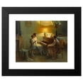 thumbnail image 2 of Delphin Enjolras 18x15 Black Modern Framed Museum Art Print Titled - By the Piano, 2 of 5