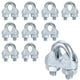 thumbnail image 1 of Uxcell 10-Pack Abrazaderas de Cable, Clip de Cable de Acero al Carbono M3, Sujetador de Silla de Perno en U, 1 of 6