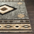 thumbnail image 4 of Mark&Day Area Rugs, 2x8 Oxbow Rustic Charcoal Runner Area Rug, Grey Black Brown Carpet for Hallway, Kitchen, Bedroom or Living Room (2'2" x 7'7" Runner), 4 of 4