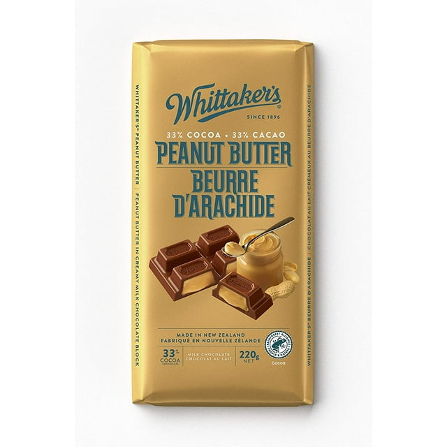 Whittakers' Peanut Butter Block 220 Gram