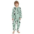 thumbnail image 2 of Soft Big Kids Onesie Pajamas Cozy Loose-Fit Jumpsuits for kids with Pockets for Christmas Lounge & Play Cute Pandas, 2 of 8