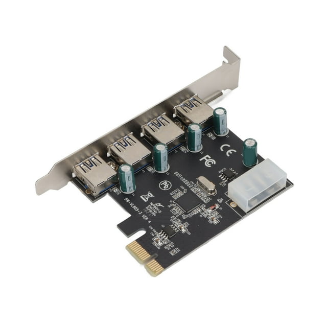 Tarjeta de Expansión PCIE a USB3.0 Bling Bling 4 Puertos